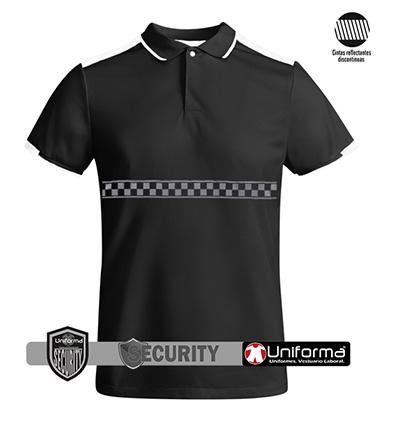 Polo de vigilante con damero en Uniforma