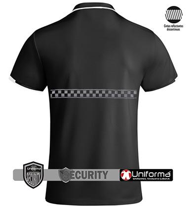 Polo de vigilante con damero en Uniforma