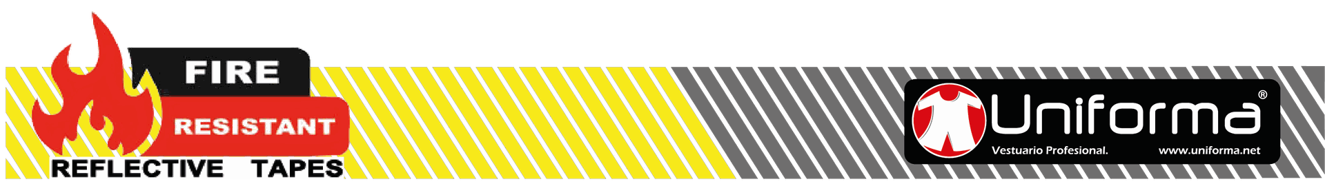 Camiseta ignífuga con banda reflectante bicolor resistente a la llama en Uniforma