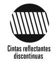 Polo de alta visibilidad con bandas reflectantes discontinuas segmentadas