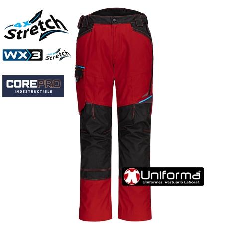 Pantalón de trabajo PT701 Pantalón de trabajo reforzado bicolor PT701