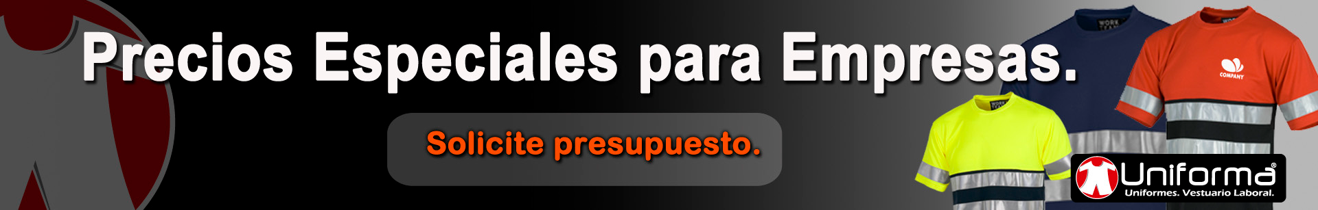 Presupuesto ropa de trabajo en uniforma