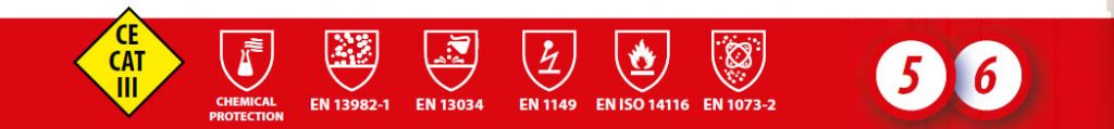 Mono de trabajo ignífugo para riesgo químico tipo 5 y 6 - PST80