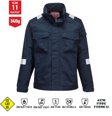 Chaqueta Ignífuga Antiestática Soldadura y Arco - PFR68