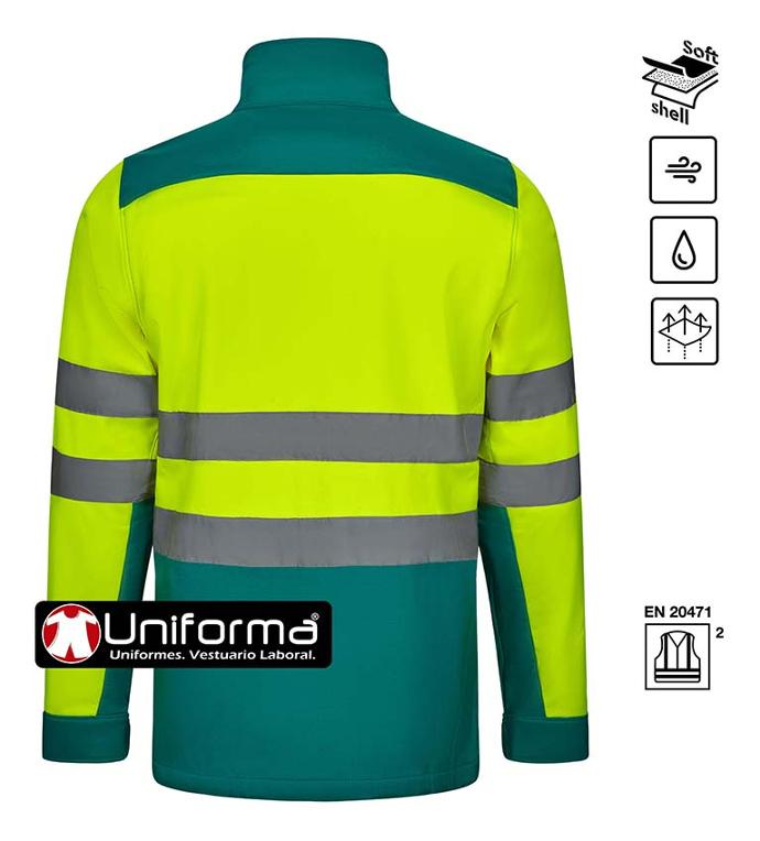 Chaqueta de trabajo tipo softshell