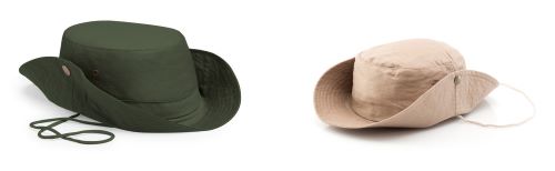 Gorro safari con alas ajustables de algodón 100% personalizable con logo en uniforma