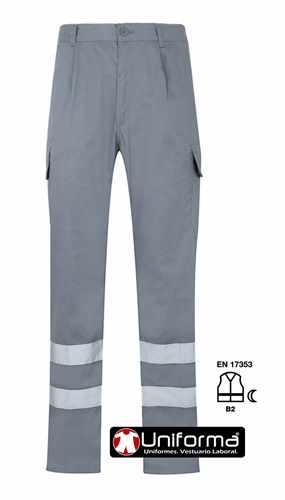 Pantalones de trabajo de visibilidad mejorada EN17353 personalizables con logo de empresa en uniforma Pantalones de trabajo de visibilidad mejorada EN17353 personalizables con logo de empresa en uniforma