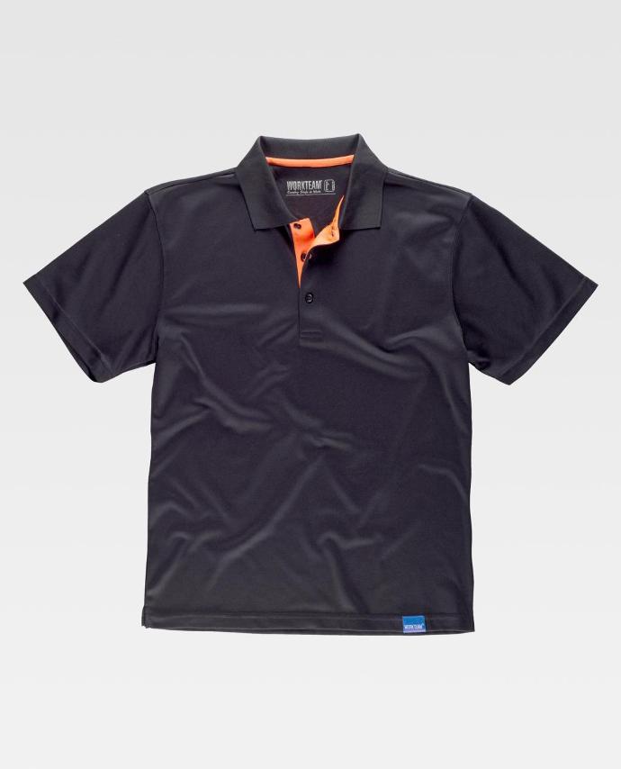 Polo de trabajo ligero y fresco en tejido técnico transpirable en uniforma Polo de trabajo ligero y fresco en tejido técnico transpirable en uniforma