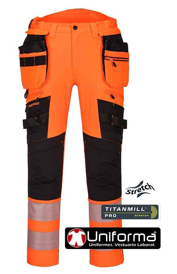 Pantalón de trabajo de alta visibilidad de calidad máxima premium Pantalón de trabajo de alta visibilidad de calidad máxima premium en uniforma