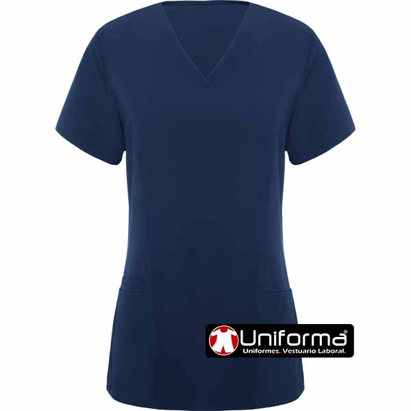 Casaca Azul marino Microfibra Mujer Entallada LY9084