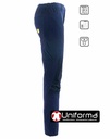 Pantalón bi elástico, en las dos direcciones, muy cómodo, de diseño bicolor multi bolsillos, tejido técnico de nylon con elastano, cómodo y resistente, personalizable con logo de empresa en Uniforma