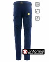 Pantalón Técnico Ligero Elástico Cómodo de color marino, personalizable con logo de empresa en Uniforma  - BW2035