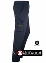 Pantalón Técnico Multielástico Bolsillos de color marino, muy cómodo y elástico - WR3165