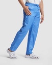 Pantalón Básico Sanitario Cintura de Goma con cordón ajustable, modelo básico, económico y barato para trabajadores temporales y cursos de formación, personalizable con logo de empresa en Uniforma - LY9087