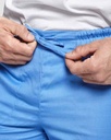 Pantalón Básico Sanitario Cintura de Goma con cordón ajustable, modelo básico, económico y barato para trabajadores temporales y cursos de formación, personalizable con logo de empresa en Uniforma - LY9087