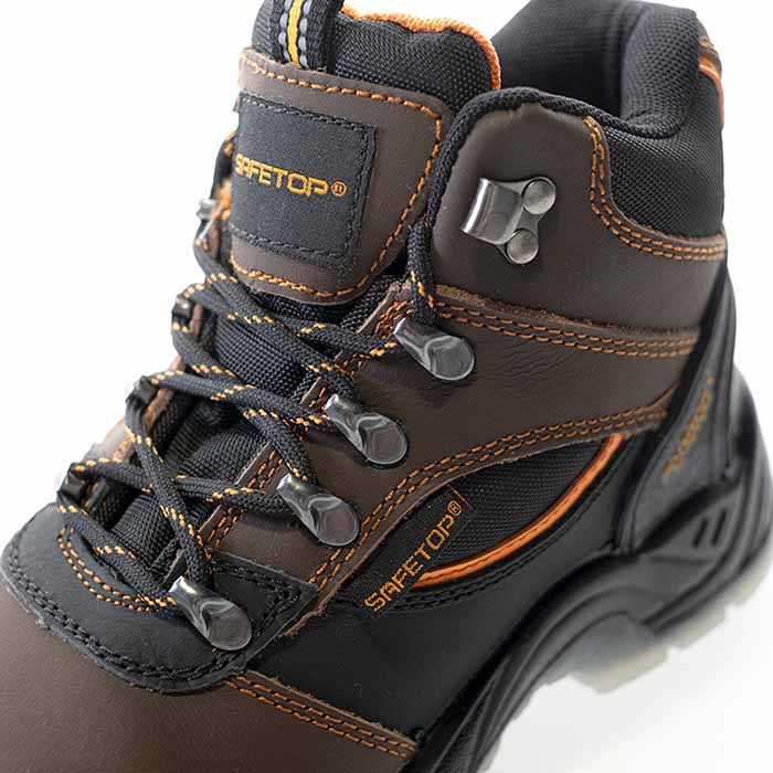 Bota de Trekking Piel flor Marrón transpirable en Uniforma - SF215
