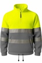 Polar alta Visibilidad Media de color gris y amarillo Cremallera Naranja Marino, personalizable con logo de empresa en Uniforma - PR5622