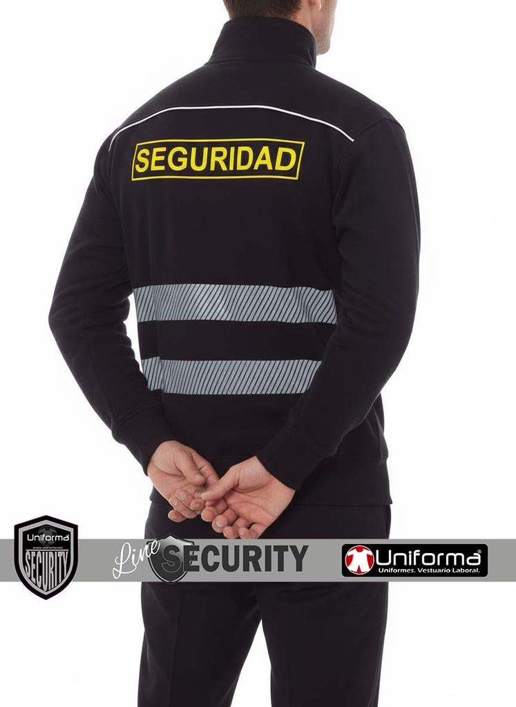 Sudadera Vigilante de Seguridad personalizable con logos de empresas de vigilancia en Uniforma - PY00012