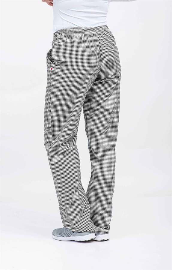 Pantalón de cocinero  de cintura toda de goma elástica - AD11022