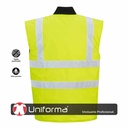 Chaleco Acolchado Alta Visibilidad Tallas Grandes - PS469