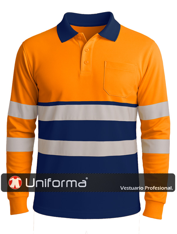 Polo Alta Visibilidad Manga Larga - PR5642