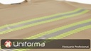 Sudadera con cintas Reflectantes Bicolor Amarilla y gris - UN2290