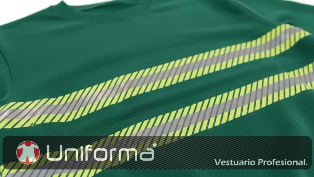 Sudadera con cintas Reflectantes Bicolor Amarilla y gris - UN2290