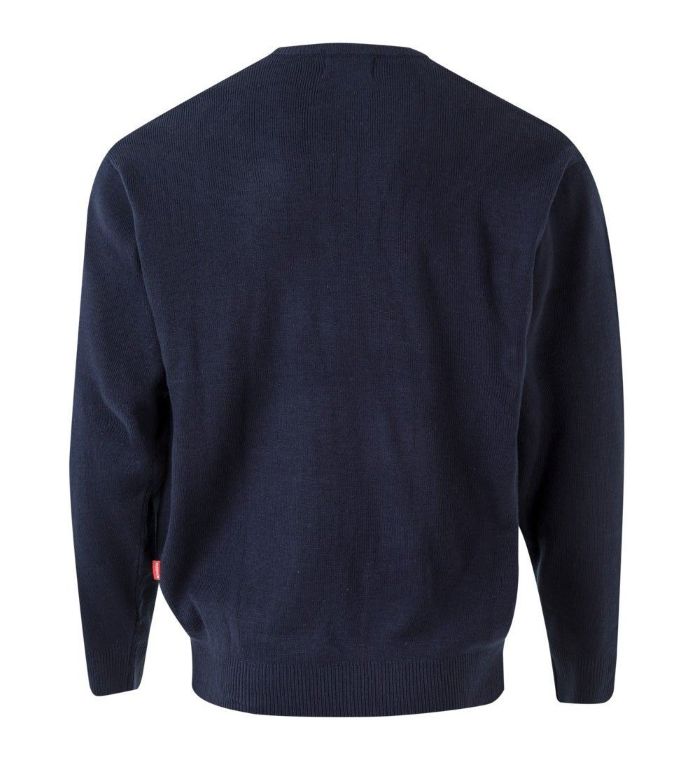 Jersey de trabajo para oficinistas, recepción , de punto fino, cuello pico, personalizable con logo bordado en Uniforma.  - V104