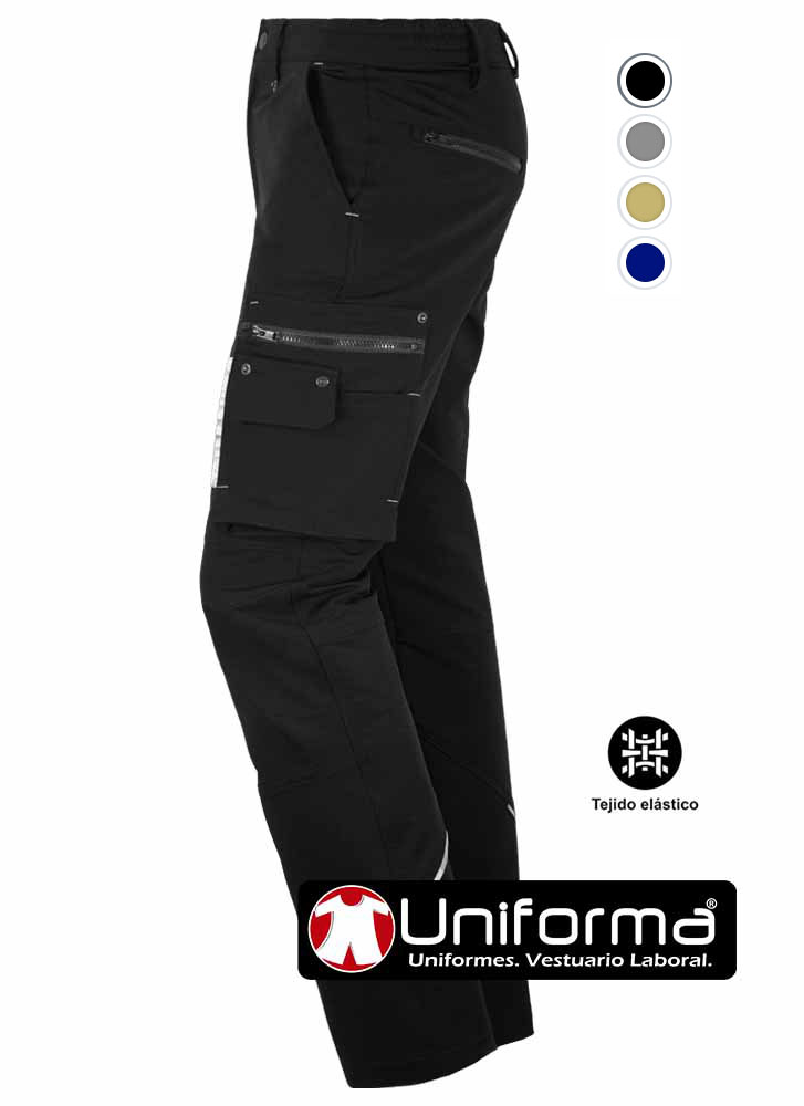 Pantalón Técnico Multielástico Bolsillos - WR3165