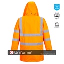 Parka de trabajo desmontable 7 en 1 Alta Visibilidad, impermeable para frío extremo EN342 -40ºC, personalizable en Uniforma  - PRT27