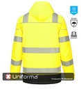 Chaqueta transpirable 5 en 1 de alta visibilidad para frío intenso, frío industrial, personalizable en uniforma - PPW367