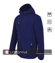 Chaqueta de trabajo tipo Softshell Tricapa acolchado con Capucha, tejido elástico, hidrofugado, repelente de los líquidos, cortavientos, personalizable con bordado en Uniforma.  - BW4127