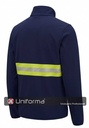 Chaqueta Softshell bicapa con Banda Reflectante Bicolor extra ancha de 7,5 cm, personalizable con logo de empresa en Uniforma.net - UN4051