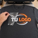 Personalización de camisetas con logo en uniforma sin coste de clichés ni pantallas