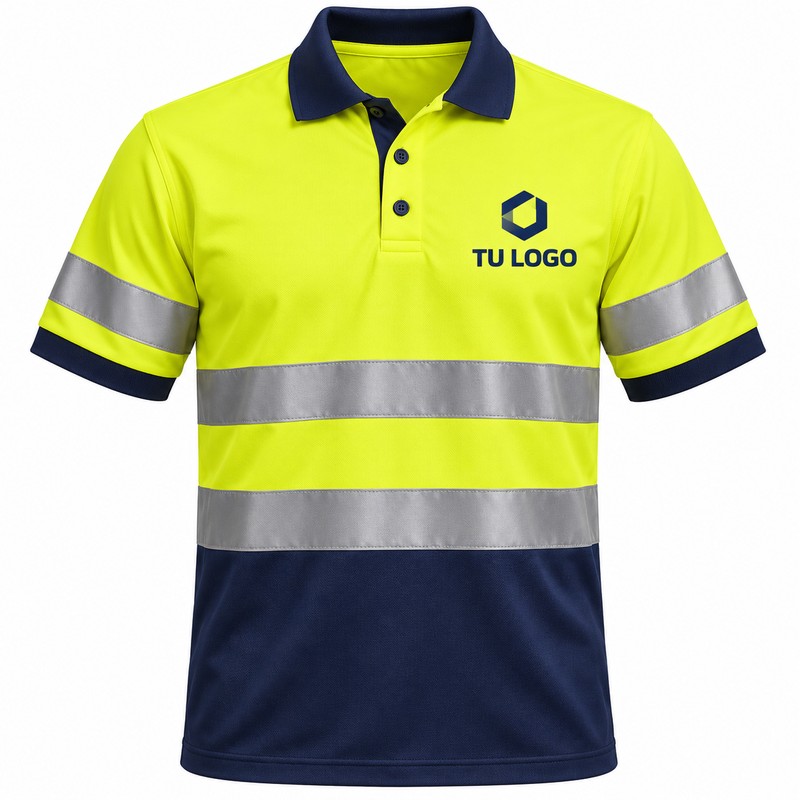 Rotular un logo en la ropa de trabajo en uniforma