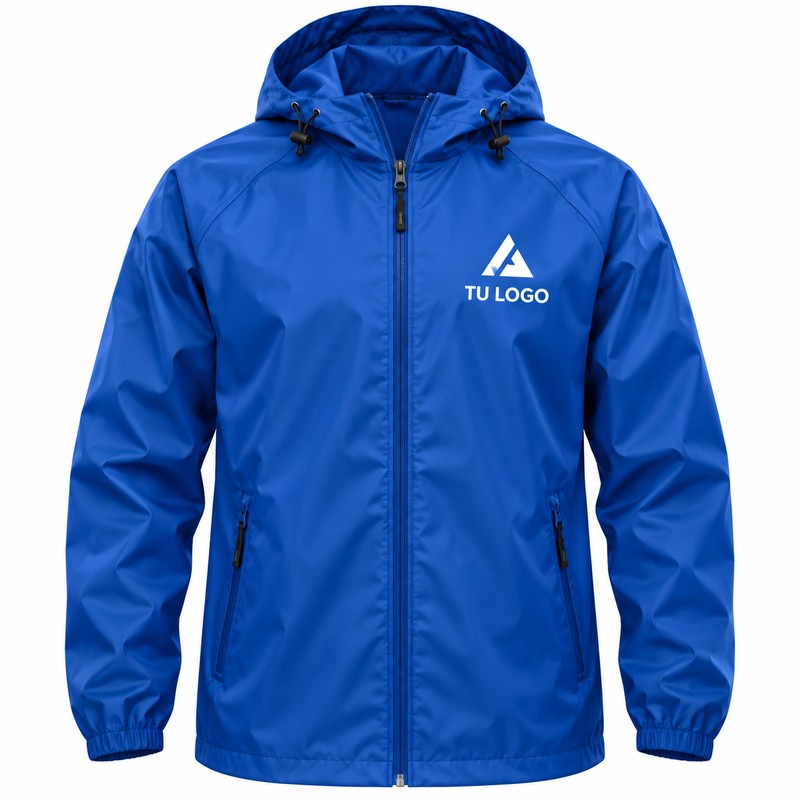 Imprimir logo en impermeable de trabajo