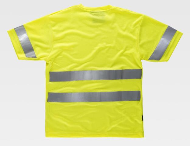 Camiseta de manga corta reflectante de alta visibilidad en Uniforma TC3945
