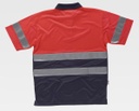 Polo de Alta visibilidad Rojo / Marino - TC3867