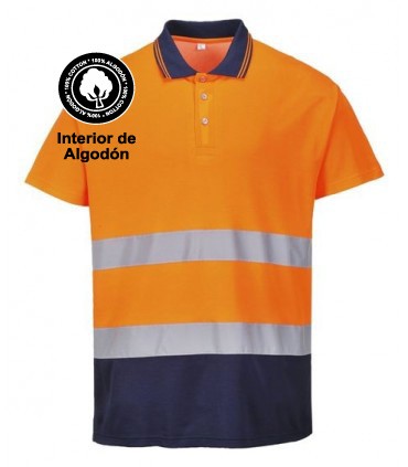 Polo Bicolor Cotton Comfort - PS174