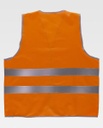 Chaleco reflectante alta visibilidad EN ISO 20471 Clase 2 Naranja