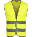 Chaleco reflectante alta visibilidad EN ISO 20471 Clase 2 Amarillo