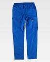 Pantalón de trabajo Elástico Multibolsillos Uniforma - TB4030 Azul Royal
