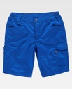 Pantalón Corto de trabajo Elástico Bermuda Uniforma - TB4035 Azul royal azulina