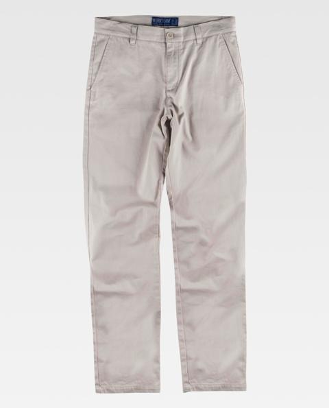 Pantalón de trabajo de mujer tipo chino Uniforma TB4025 beige