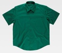 Camisa de trabajo de manga corta Uniforma TB8100 Verde