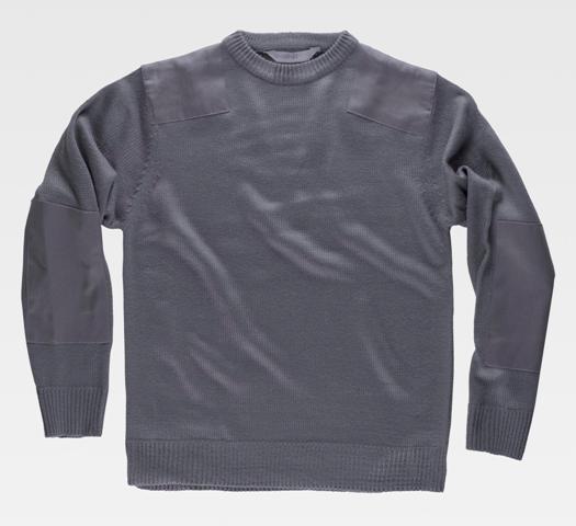 Jersey de trabajo con Refuerzos Gris - TS5500