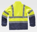 Chaqueta de trabajo Softshell Multinorma para entornos laborales de riesgo, de alta visibilidad, contra el arco eléctrico, resistente a la soldadura, anti estática, resistente a salpicaduras de químicos, personalizable con logo de empresa en uniforma - TS9591