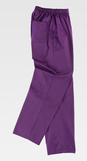 Pantalón Servicios Sanitarios cintura de goma Uniforma  - TB9300 Morado