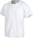 Casaca Cuello Rodondo y Botones Uniforma - TB9400 Blanca