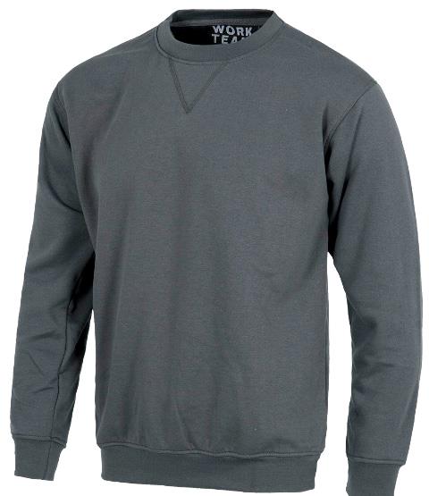 Sudadera Trabajo Cuello Redondo - TS5505 Gris